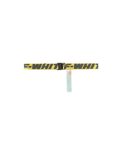 Off-white Off White Belts Yellow