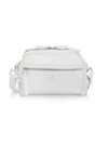 Christian Louboutin Loubitown Leather Crossbody Bag In Bianco