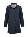 Barbour Babbity Reversible Plaid Jacket In Navy/dress