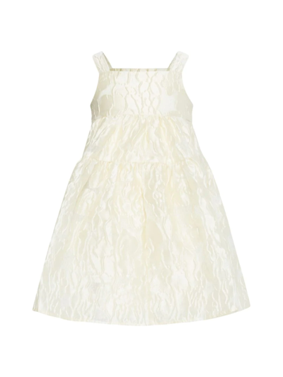 Bardot Junior Kids' Little Girl's & Girl's Satin Tiered Dress In Sunny