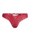 Kiki De Montparnasse Women's Coquette Floral Lace Briefs In Red