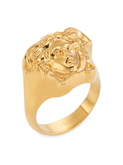 Versace Metal Medusa Ring In  Gold