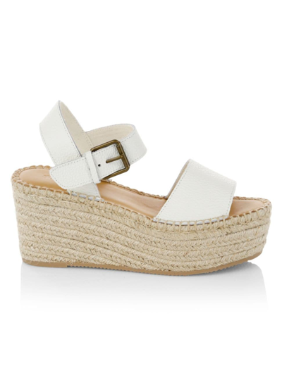 Soludos Minorca Platform Espadrille Sandals In White