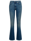 7 FOR ALL MANKIND LIGHT BLUE COTTON BOOTCUT JEANS