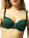 Simone Perele Andora Demi T-shirt Bra In Agate Green