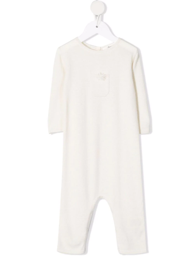 Bonpoint Babies' Patch-pocket Bodysuit In Neutrals