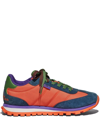 Marc Jacobs The Jogger Colour-blocked Sneakers In Orange