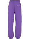 MARC JACOBS LOGO PRINT LOOSE-FIT TRACK PANTS