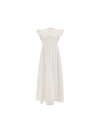 CHLOÉ CHLOÉ WOMEN'S WHITE OTHER MATERIALS DRESS,CHC22SRO13481101 40