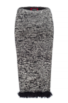 ANDREEVA GREY HANDMADE KNIT SKIRT-DRESS