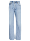 Agolde Denim Straight-leg Jeans In Blue