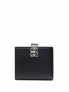 GIVENCHY BLACK FOLDED LEATHER WALLET