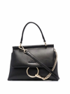 Chloé Small Faye Top Handle Bag In Black