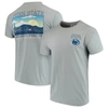 Image One Men's Gray Penn State Nittany Lions Comfort Colors Campus Scenery T-shirt In Gray