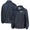 Dunbrooke Men's Navy New England Patriots Coaches Classic Raglan Full-snap Windbreaker Jacket In Navy