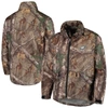 DUNBROOKE DUNBROOKE REALTREE CAMO PHILADELPHIA EAGLES CIRCLE SPORTSMAN WATERPROOF PACKABLE FULL-ZIP JACKET