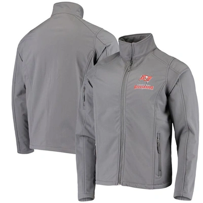 Dunbrooke Men's  Pewter Tampa Bay Buccaneers Sonoma Softshell Full-zip Jacket