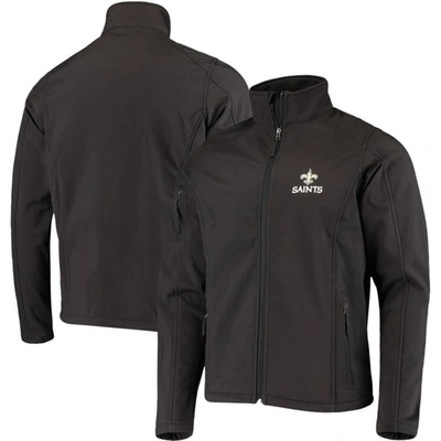 Dunbrooke Men's  Heather Black New Orleans Saints Explorer Tech Full-zip Jacket