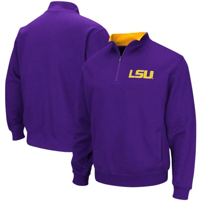 Colosseum Men's Purple Lsu Tigers Tortugas Logo Quarter-zip Pullover Jacket
