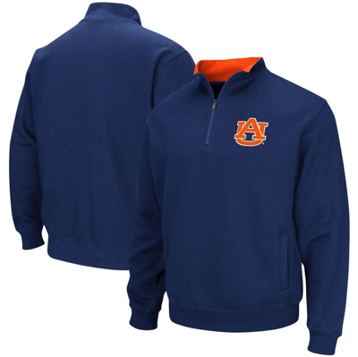 Colosseum Navy Auburn Tigers Tortugas Logo Quarter-zip Pullover Jacket