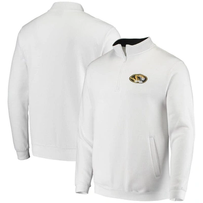 Colosseum Men's White Missouri Tigers Tortugas Logo Quarter-zip Jacket