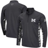 Colosseum Charcoal Michigan Wolverines Oht Military Appreciation Digital Camo Lightweight Quarter-zi In Charcoal