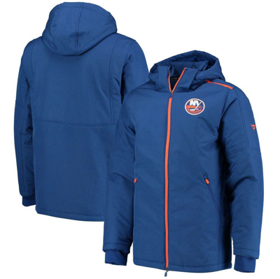 Fanatics Branded Royal New York Islanders Authentic Pro Rink Parka Full-zip Hoodie Jacket