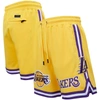 PRO STANDARD PRO STANDARD GOLD LOS ANGELES LAKERS CHENILLE SHORTS