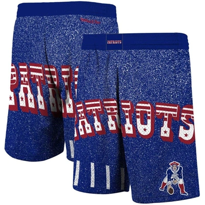 Mitchell & Ness Men's Royal New England Patriots Jumbotron Shorts