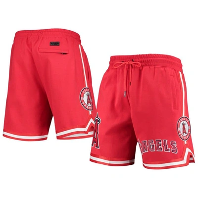 Pro Standard Men's  Red Los Angeles Angels Team Shorts