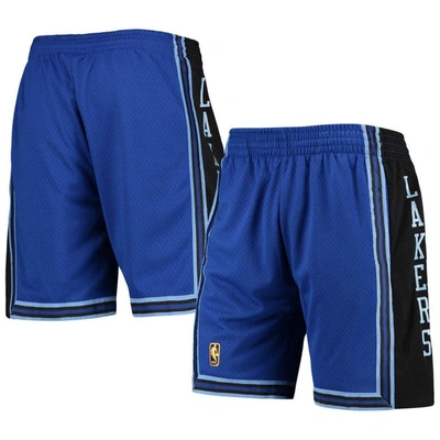 Mitchell & Ness Men's Royal Los Angeles Lakers Hardwood Classics Reload Swingman Shorts