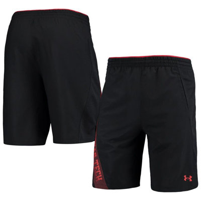 Under Armour Black Texas Tech Red Raiders 2021 Sideline Woven Shorts