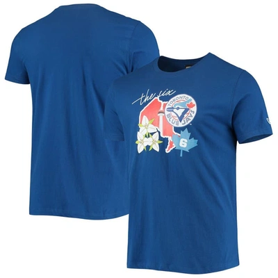 New Era Men's  Royal Toronto Blue Jays City Cluster T-shirt