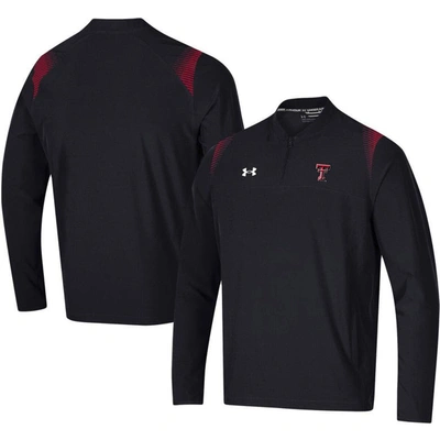 Under Armour Black Texas Tech Red Raiders 2021 Sideline Motivate Quarter-zip Jacket
