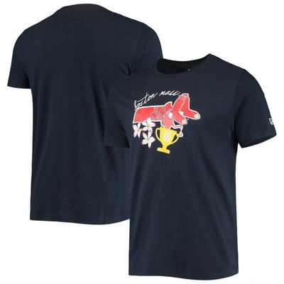 New Era Men's  Navy Boston Red Sox City Cluster T-shirt