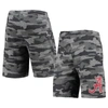 Concepts Sport Men's Charcoal And Gray Alabama Crimson Tide Camo Backup Terry Jam Lounge Shorts In Charcoal