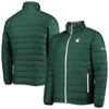 COLUMBIA COLUMBIA GREEN MICHIGAN STATE SPARTANS POWDER LITE OMNI-HEAT REFLECTIVE FULL-ZIP JACKET