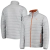 Columbia Men's  Gray Texas Longhorns Powder Lite Omni-heat Reflective Full-zip Jacket In Gray