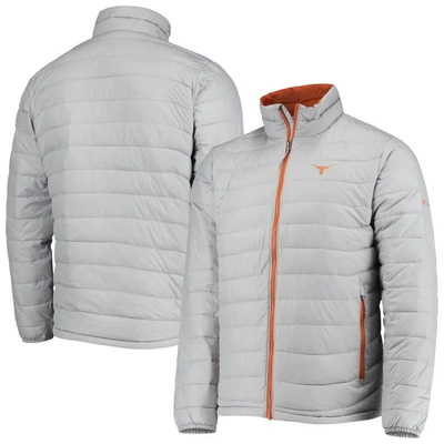 Columbia Men's  Gray Texas Longhorns Powder Lite Omni-heat Reflective Full-zip Jacket