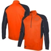 New Era Orange Chicago Bears Combine Authentic Two-a-days Half-zip Jacket In Orange