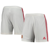 ADIDAS ORIGINALS ADIDAS WHITE MANCHESTER UNITED HOME REPLICA AEROREADY SHORTS