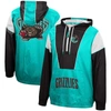 Mitchell & Ness Turquoise/black Vancouver Grizzlies Hardwood Classics Highlight Reel Windbreaker Hal In Turquoise