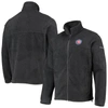 COLUMBIA COLUMBIA CHARCOAL CHICAGO CUBS FULL-ZIP FLANKER JACKET