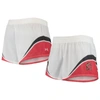 UNDER ARMOUR UNDER ARMOUR WHITE/RED MARYLAND TERRAPINS MESH SHORTS