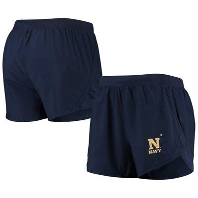 UNDER ARMOUR UNDER ARMOUR NAVY NAVY MIDSHIPMEN FLY BY RUN 2.0 PERFORMANCE SHORTS