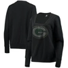 CUCE CUCE BLACK GREEN BAY PACKERS WINNERS SQUARE NECK PULLOVER SWEATSHIRT