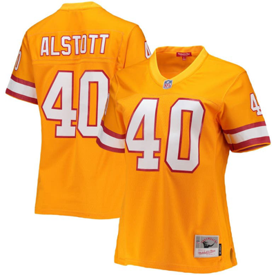 Mitchell & Ness Mike Alstott Orange Tampa Bay Buccaneers Legacy Replica Player Jersey