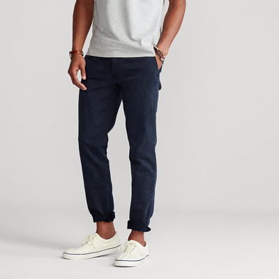 Polo Ralph Lauren Sullivan Slim Knit-like Chino Pant In Aviator Navy