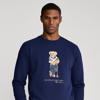Polo Ralph Lauren Polo Bear Performance Fleece Sweatshirt In French Navy