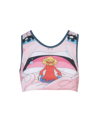 Gcds Pink One Piece Edition Shirahoshi Cropped Tank Top In Pink